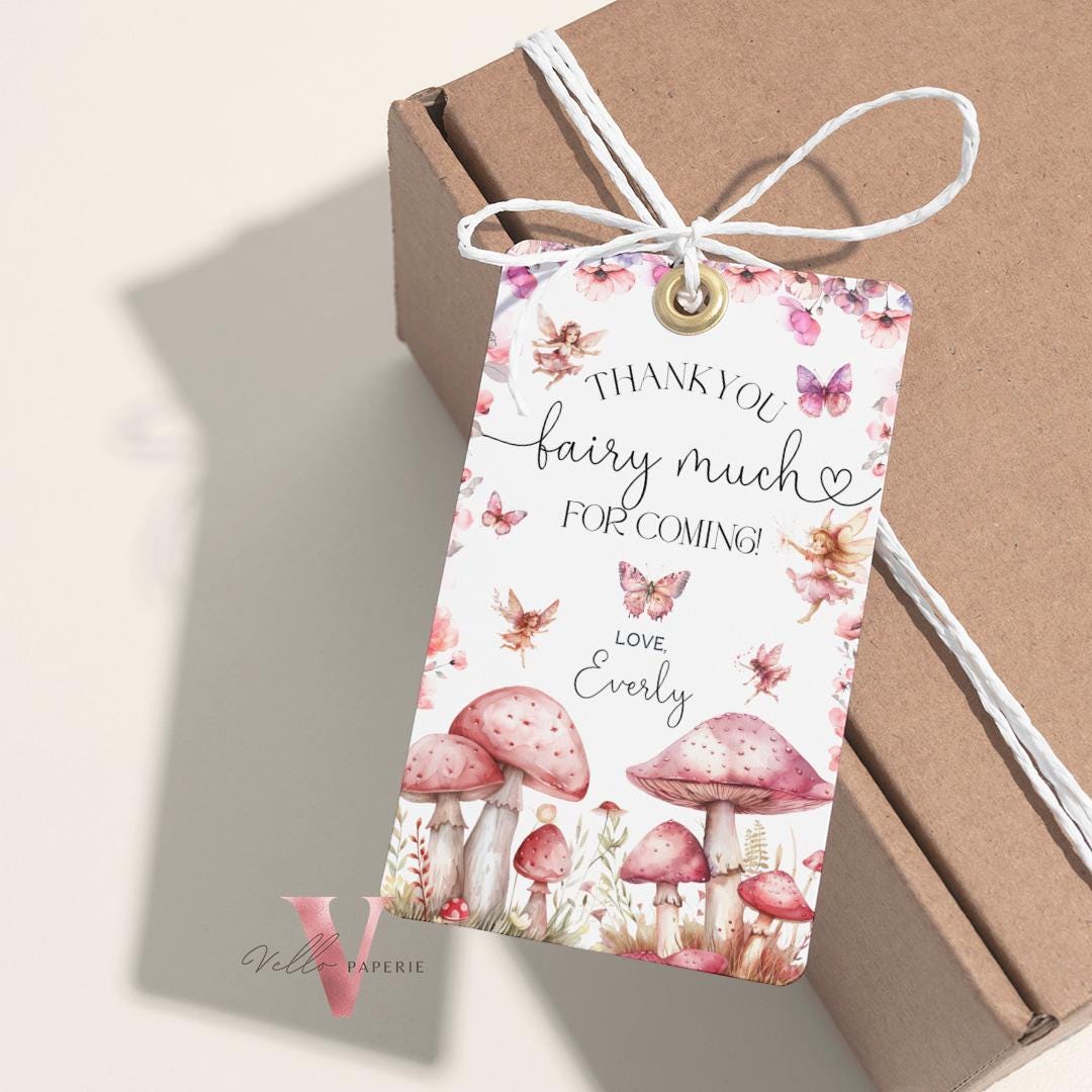 Editable Fairy First Birthday Invitation | Printable Garden Fairy Magical Butterfly | Whymsical Girl 1st Party Invite | Instant Template