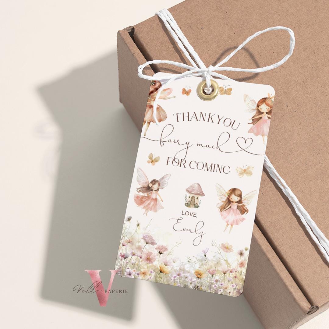 Editable Fairy First Birthday Invitation | Printable Garden Fairy Magical Butterfly | Whymsical Girl 1st Party Invite | Instant Template